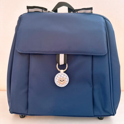 人気⸝⋆登園バックに⟡˖ ࣪⊹刺繍が可愛いミニシンプルキーホルダー お名前キーホルダー キーホルダー プレゼント お揃い 12枚目の画像