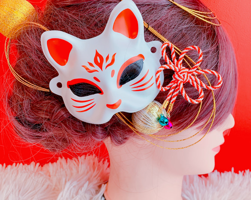 にあ様  だんじりアクセサリー だんじり 花ゴム だんじりアクセサリー だんじりヘアゴムの通販