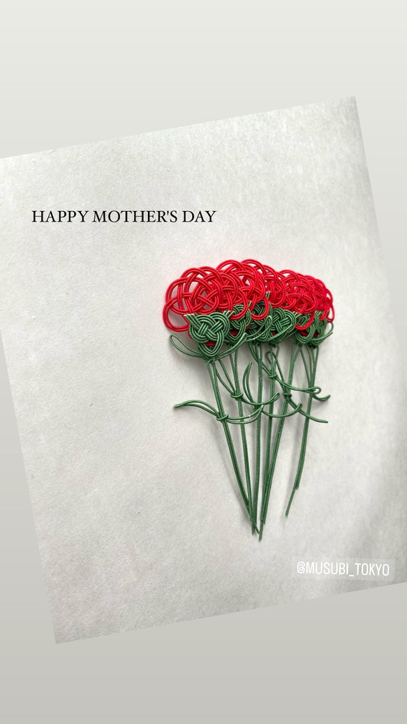 額装カーネーション　　HAPPY MOTHER'S DAY 6枚目の画像