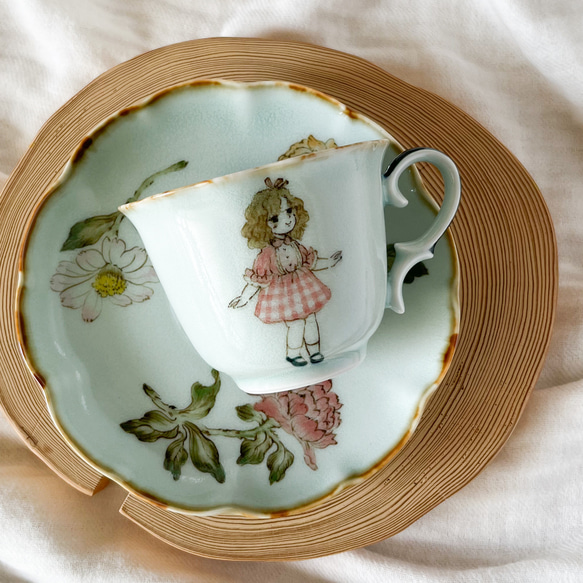 cup & saucer.   Flower blossom 8枚目の画像