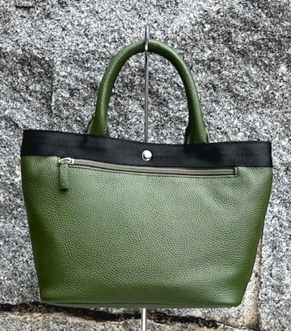<NEW>５０％OFF セール　コロンと可愛いミニトートバッグ　GREEN 4枚目の画像