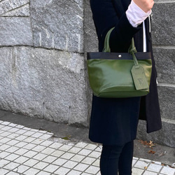 <NEW>５０％OFF セール　コロンと可愛いミニトートバッグ　GREEN 9枚目の画像