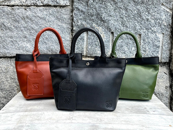 <NEW>５０％OFF セール　コロンと可愛いミニトートバッグ　GREEN 10枚目の画像