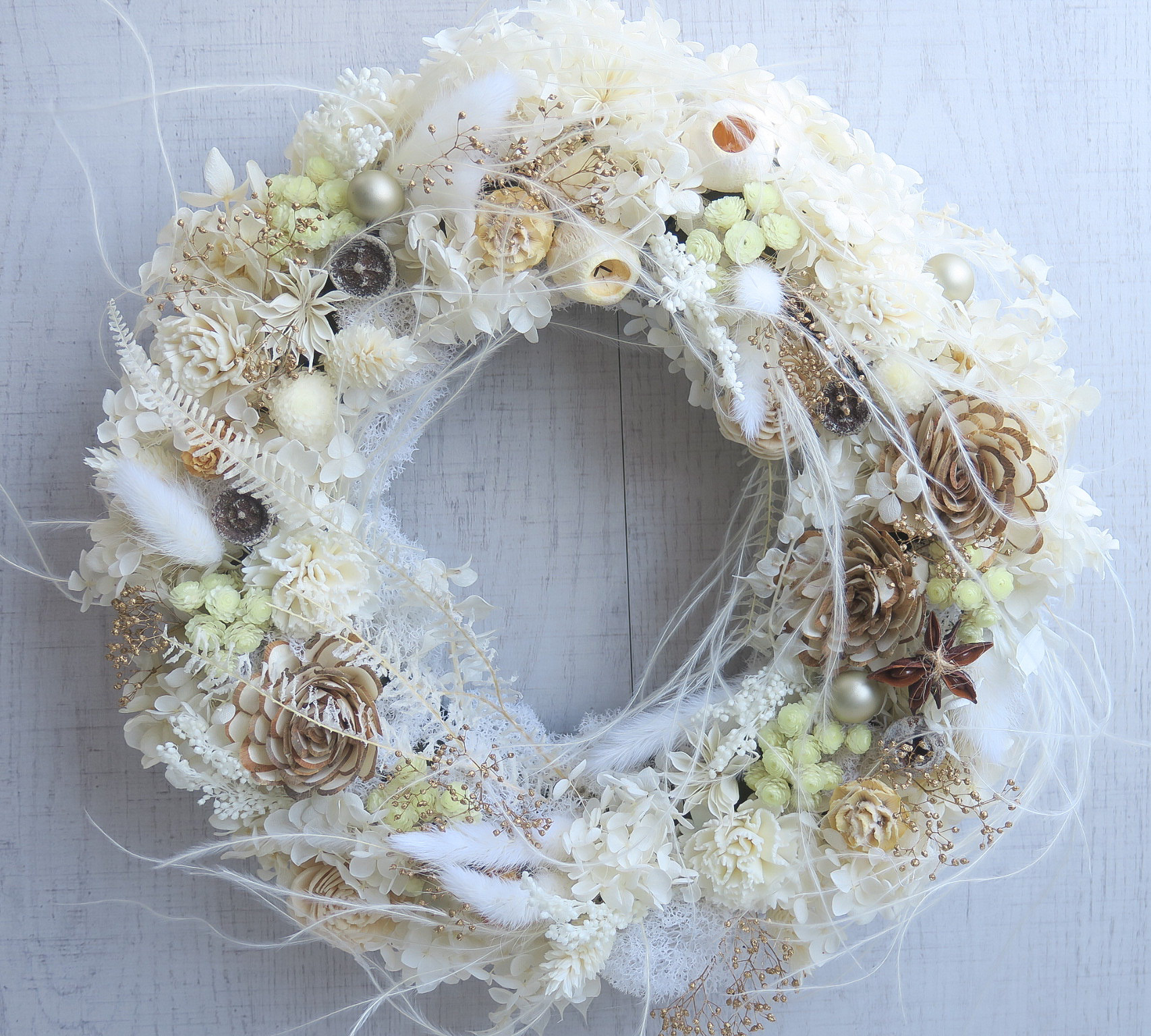 極上ハンドメイド聖夜のリース*・゜゜・*:.。..。.:*・'(*゜▽゜*)'・*:.。. .。.:*・゜゜・*