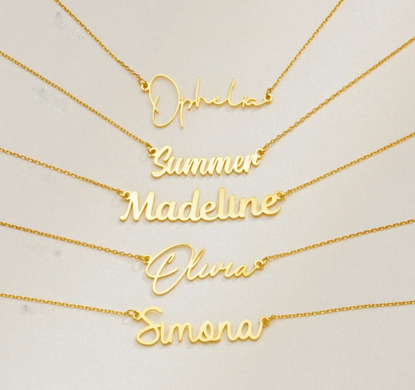 カスタムオーダー　ネックレス カスタム ロゴ ネックレス セミオーダー 名前 文字 ネックレス