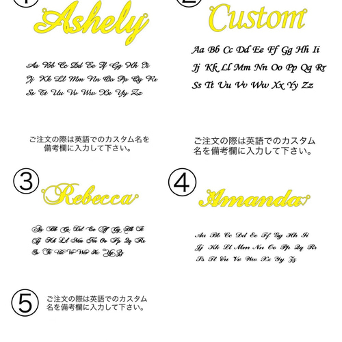 カスタム ロゴ ネックレス セミオーダー 名前 文字 ネックレス 