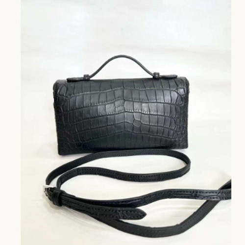 新品お洒落な本物クロコダイル革2way ショルダーバッグ ハンドバッグ  