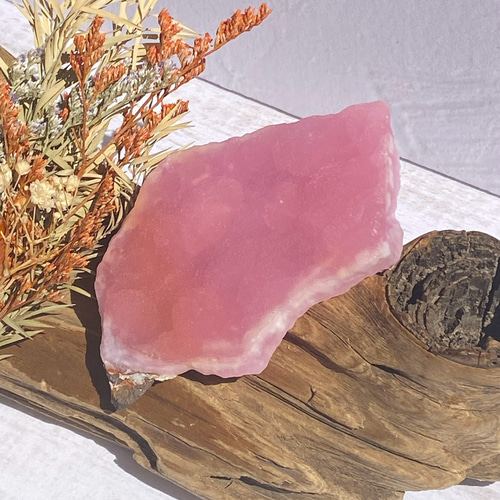 レア！ 天然ピンクアラゴナイト原石鉱物標本