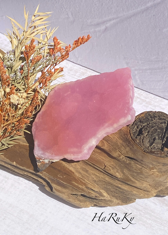 ピンクアラゴナイト 天然石 パワーストーン 希少 レア 美品