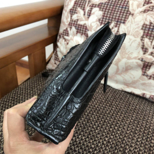クロコダイルレザー 本革 ワニ革 セカンドバッグ クラッチバッグ