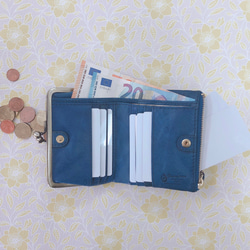 ｷｭｲｰﾙﾃﾞｿﾝ 【SALE】訳あり キュートなウサギ型押しの がま口　《ピンク》CU186PK 5枚目の画像