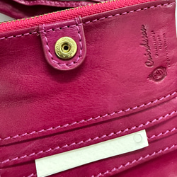 ｷｭｲｰﾙﾃﾞｿﾝ 【SALE】訳あり キュートなウサギ型押しの がま口　《ピンク》CU186PK 6枚目の画像