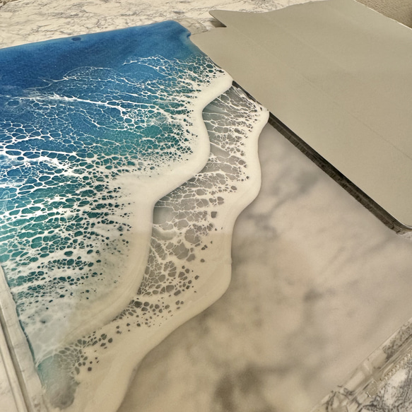 オーダー品　海のiPad手帳型ケース　サイズ変更可　10.9インチ　オーシャンアート　スマホケース　ダブレット　海 7枚目の画像