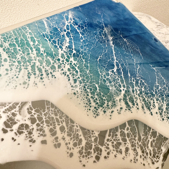 オーダー品　海のiPad手帳型ケース　サイズ変更可　10.9インチ　オーシャンアート　スマホケース　ダブレット　海 9枚目の画像