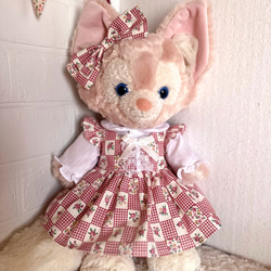 リーナベルS　ショルダー　ハンドメイド　 クリスマス柄ワンピース　3点おまとめ リーナベルS ショルダー ハンドメイド クリスマス柄ワンピース 3