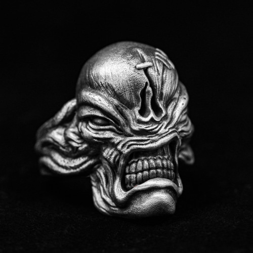 エイリアン邪悪な生き物ねじれ顔リングゴーストホラー遺跡怖い顔幽霊