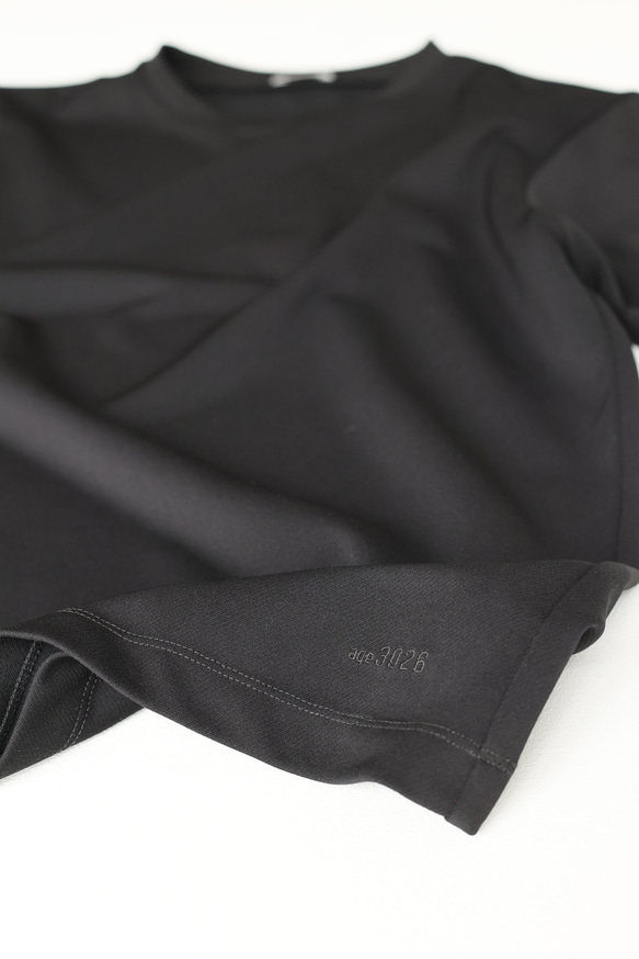 新発売!【エントリーモデル】BLACK 千年™Tシャツ　トリアセテート  ソアロン™ 11枚目の画像