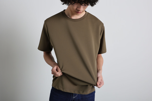 新発売!【エントリーモデル】KHAKI 千年™Tシャツ　トリアセテート  ソアロン™ 9枚目の画像