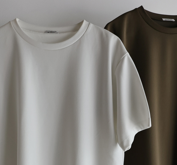 新発売!【エントリーモデル】KHAKI 千年™Tシャツ　トリアセテート  ソアロン™ 19枚目の画像