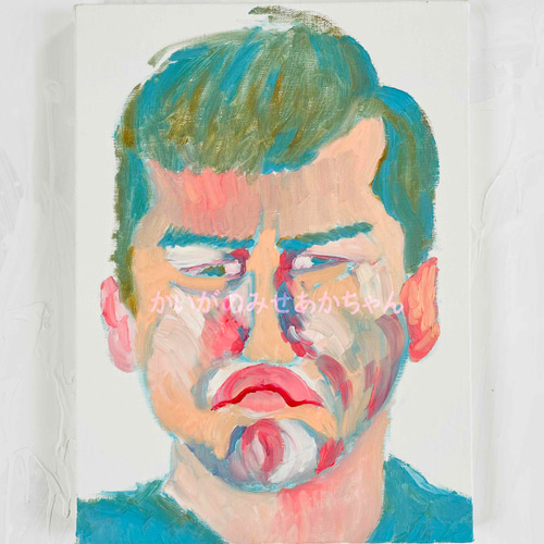 33×46㎝「プンプン赤太郎」油彩・原画・P8