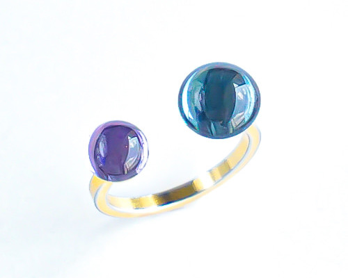 ♥ヴィンテージ リング ドイツ グリーン ファンシーガラス GERMANY 指輪 fit=scale-down,w=1200