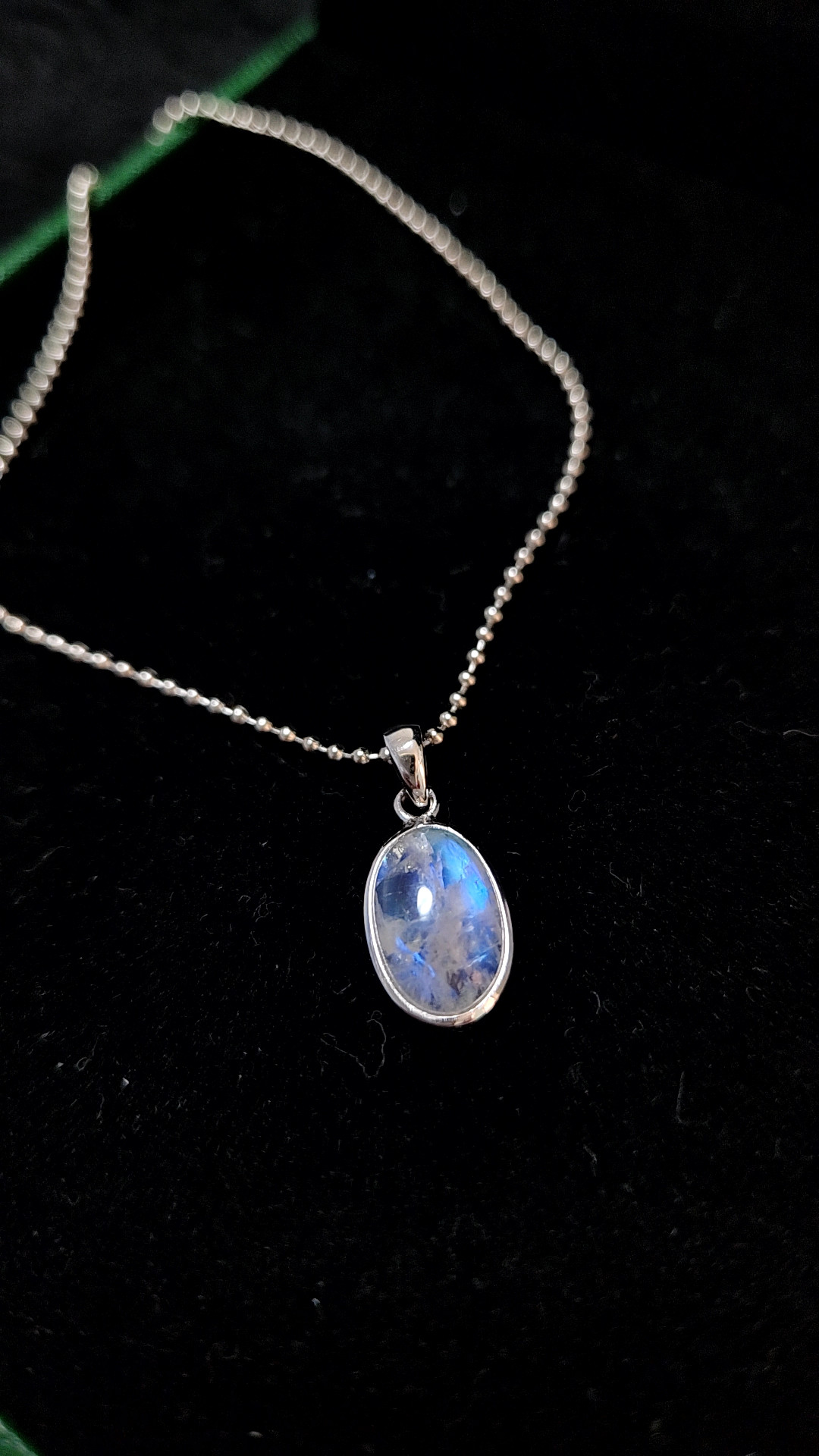 ⭐︎【天然】ムーンストーン ペリステライト ペンダントトップ k18 2.9  