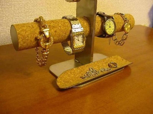 腕時計スタンド　時計スタンド　ウォッチスタンド　ロングトレイ8本掛けインテリア腕時計スタンド 5枚目の画像