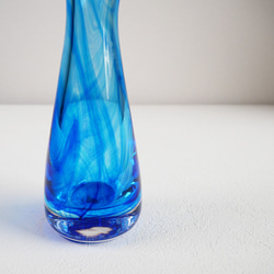 新商品：藍色花瓶，蓬鬆褶邊型 第8張的照片