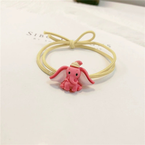 かわいい ゾウさん 象 ヘアゴム 髪飾り ゴムどめ ヘア