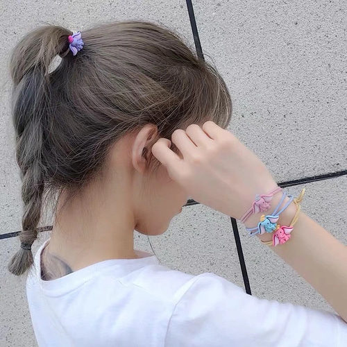 かわいい ゾウさん 象 ヘアゴム 髪飾り ゴムどめ ヘア