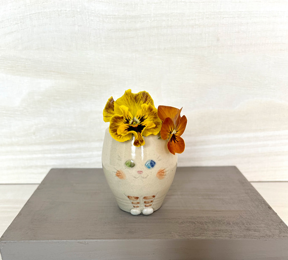 小さな猫の花瓶④ 6枚目の画像
