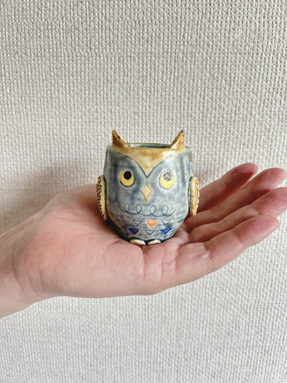 小さなミミズクの花瓶 一輪挿し・花瓶・花器 imuk 通販 17553928