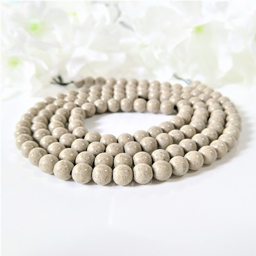 8～12mm 穴2mm 北投石 天然石 丸玉 ラウンド【大きさ選択】8mm・10mm