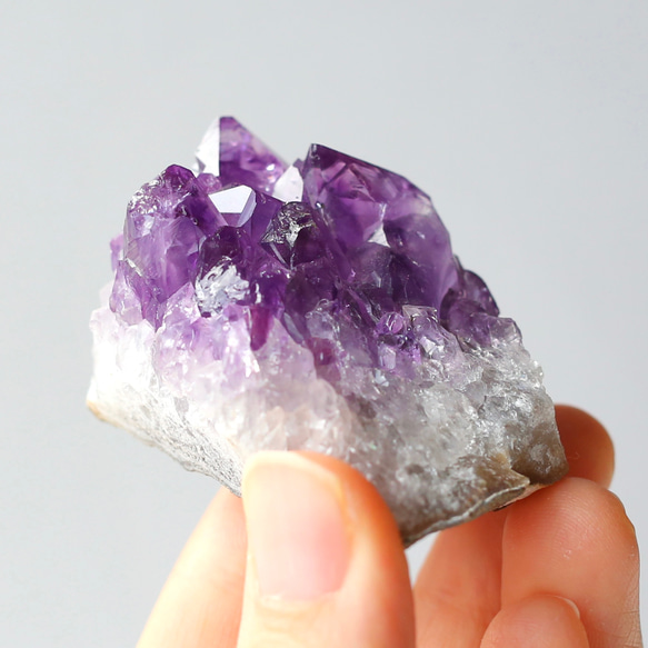ウルグアイ産アメジストクラスター 浄化 紫水晶 天然石 鉱物 原石 12枚目の画像