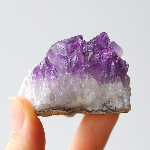 ウルグアイ産アメジストクラスター 浄化 紫水晶 天然石 鉱物 原石 10枚目の画像