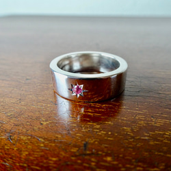 天然石ピンクスピネルシルバー925リング　Silver ring Amazon.com: 925 Sterling Silver Real Genuine Opal and Pink
