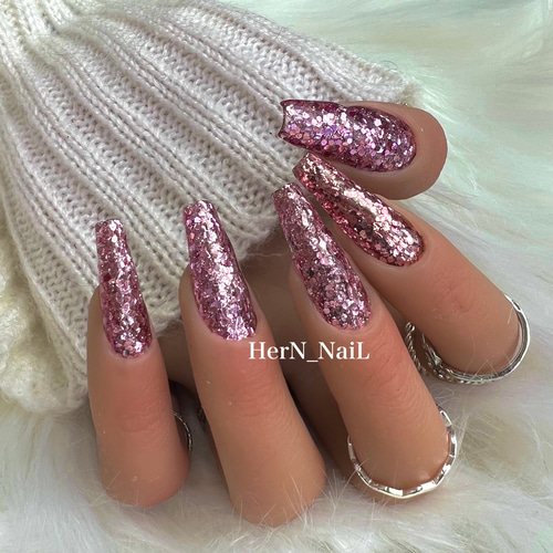 ネイルチップ　量産型　グラデーション　キルティング　オーダー ネイルチップ量産型グラデーションキルティングオーダー