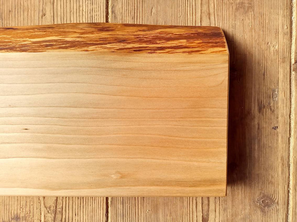 【木製看板製作】 桂 17m×24cm 厚み2.8cm / 一枚板看板 8枚目の画像