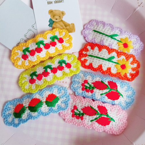 ヘアクリップヘアピンパッチンどめピンクリボンハート可愛い