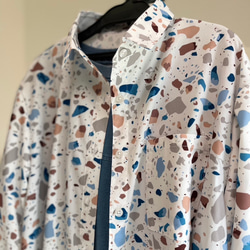 【ロングシーズン】　ロングコート　バルーン袖　スプリングコート　大人可愛い 2枚目の画像