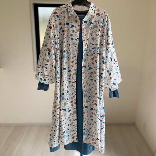 上品コーデはコレで安心！ ロングシーズン】 ロングコート バルーン袖 スプリングコート ジャケット・アウター