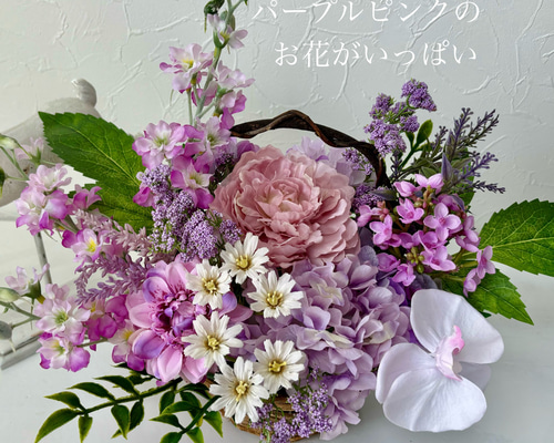 母の日ギフト 花束 立体アート 原画　フラワーアート 花の絵 13759-33-