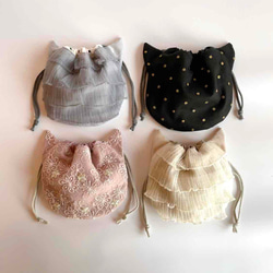 DIY🧵 How to make Round Bottom Drawstring Bag, Ruffle
