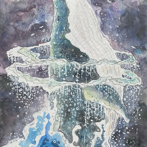 鯨 絵画 ibohashi 通販 17555770｜Creema(クリーマ) ハンドメイド