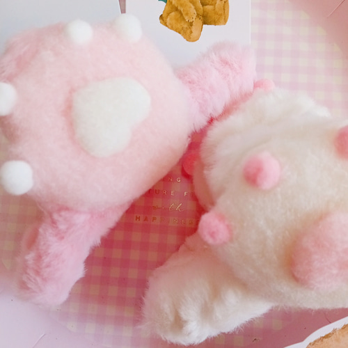 ヘアゴム　ベビーヘアクリップ　ふわふわくま　ふわふわうさぎ ヘアゴム ベビーヘアクリップ ふわふわくま ふわふわうさぎ ふわふわ