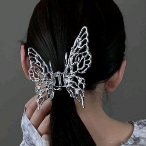 バンスクリップヘアクリップ ゴールド金シルバー銀キラキラ