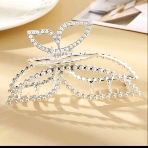 バンスクリップヘアクリップ ゴールド金シルバー銀キラキラ