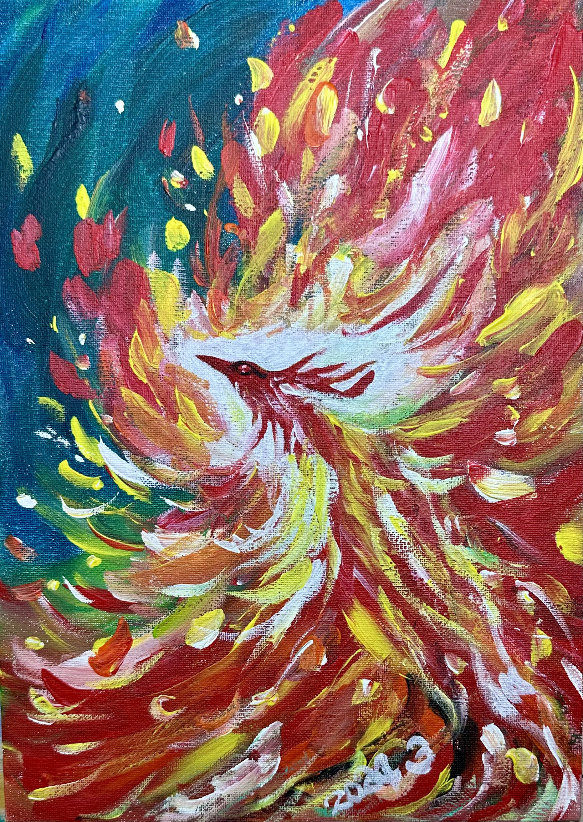 原画no.15 斗破苍穹 華鳳 絵画 ケンちゃんの天然石工房 通販