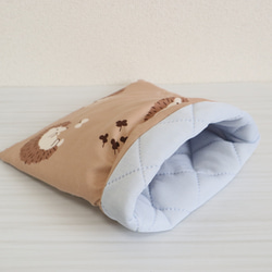 ひんやり夏用ハリネズミ寝袋（接触冷感） おもちゃ・ペット小物