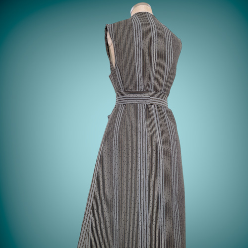 反物仕立て 立体裁断で作る”美ライン”マキシベスト ロングジレ マキシ  